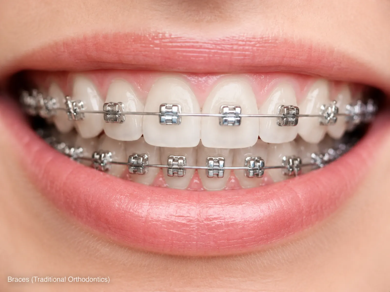 Braces (traditional orthodontics) dental treatment at a Mexican clinic