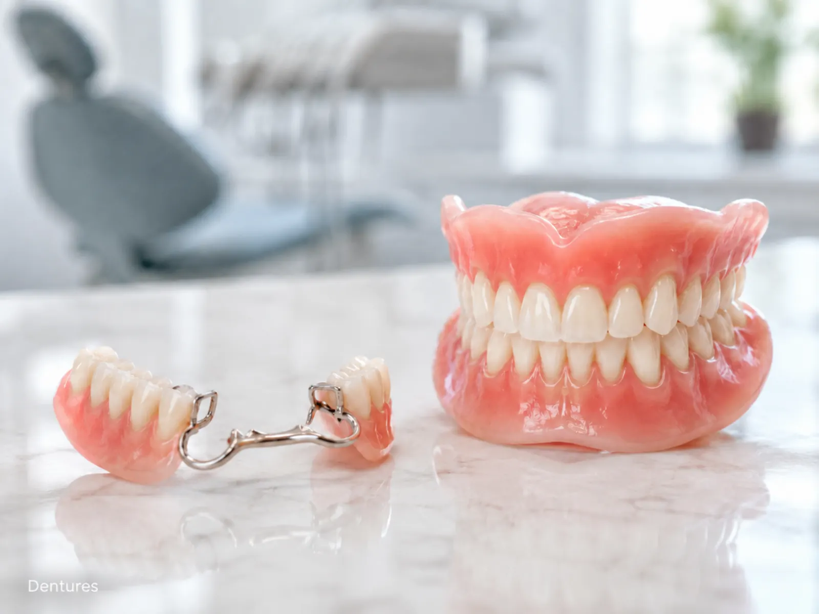 Dentures (full, partial, immediate) dental treatment at a Mexican clinic