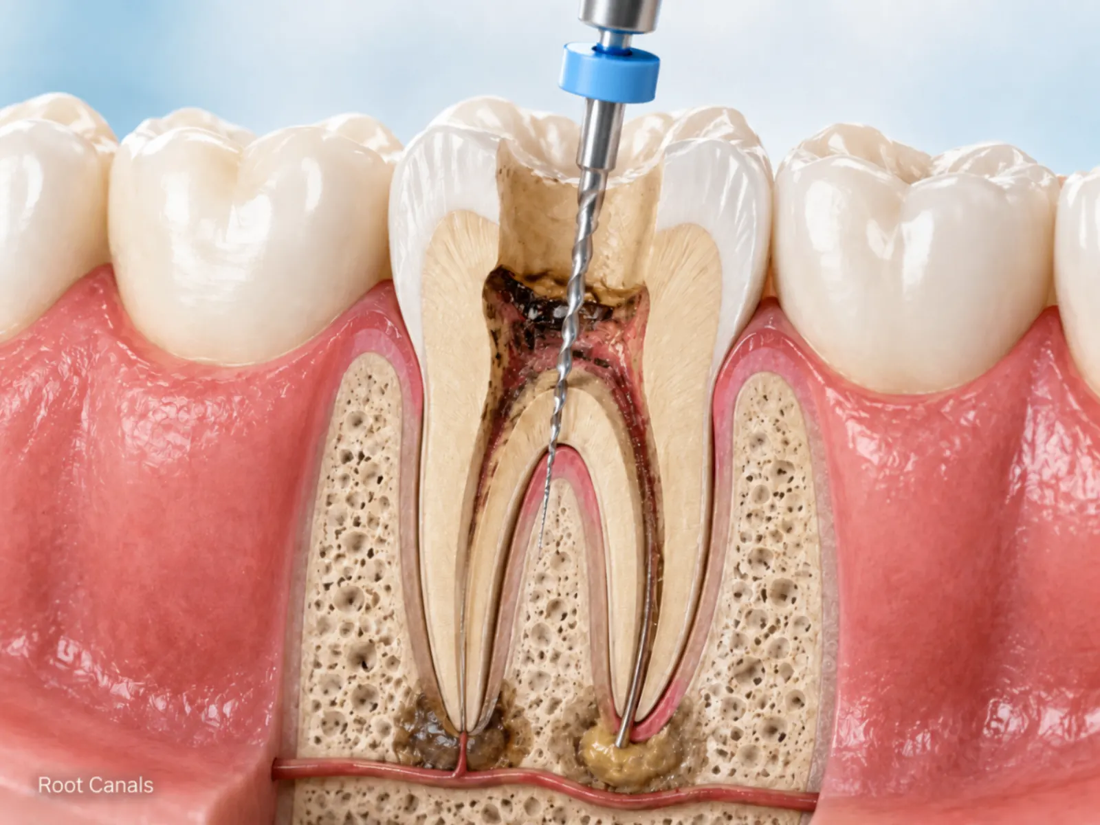 Root canals dental treatment at a Mexican clinic